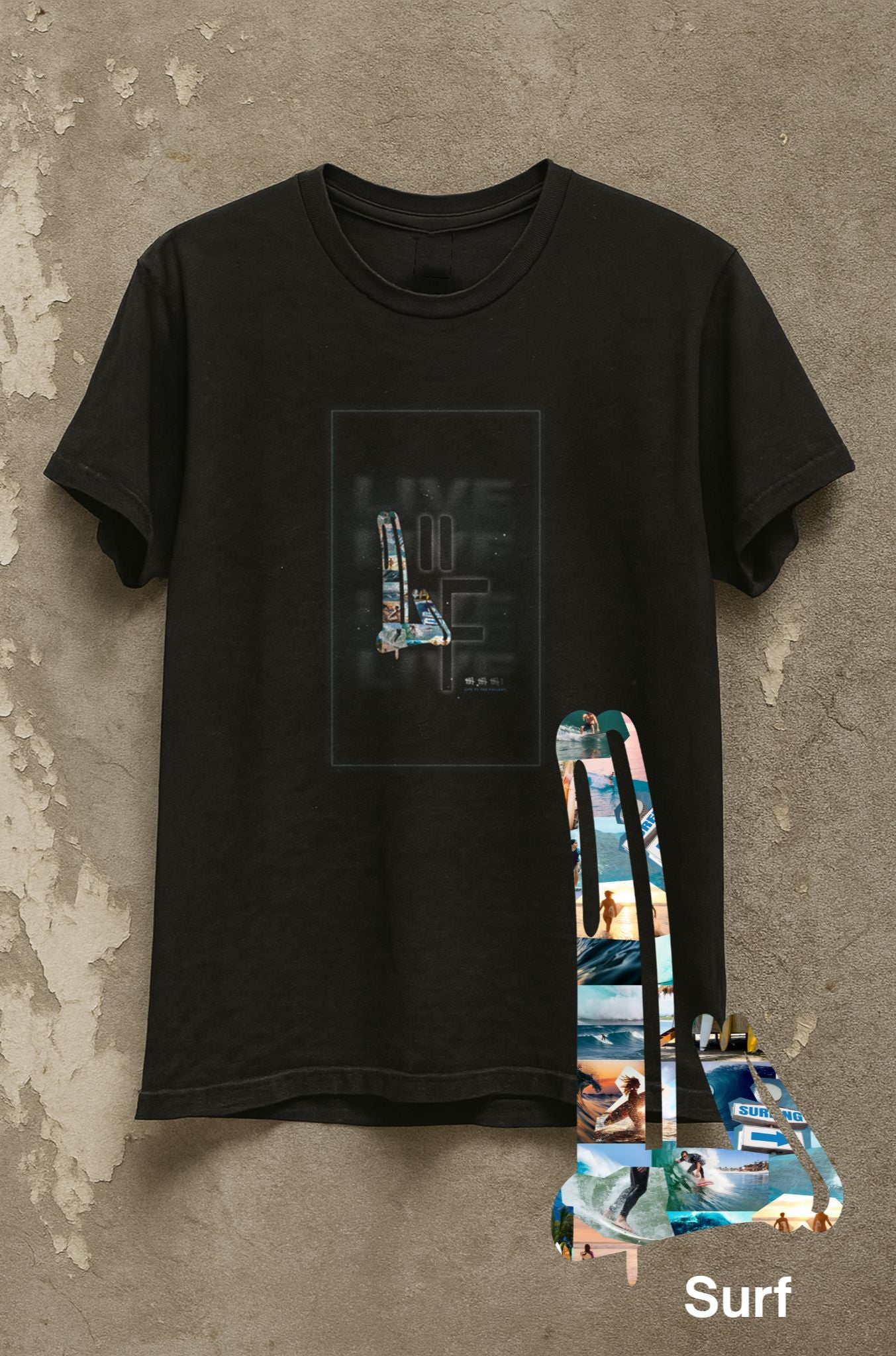 Life To The Fullest Surfer Tee