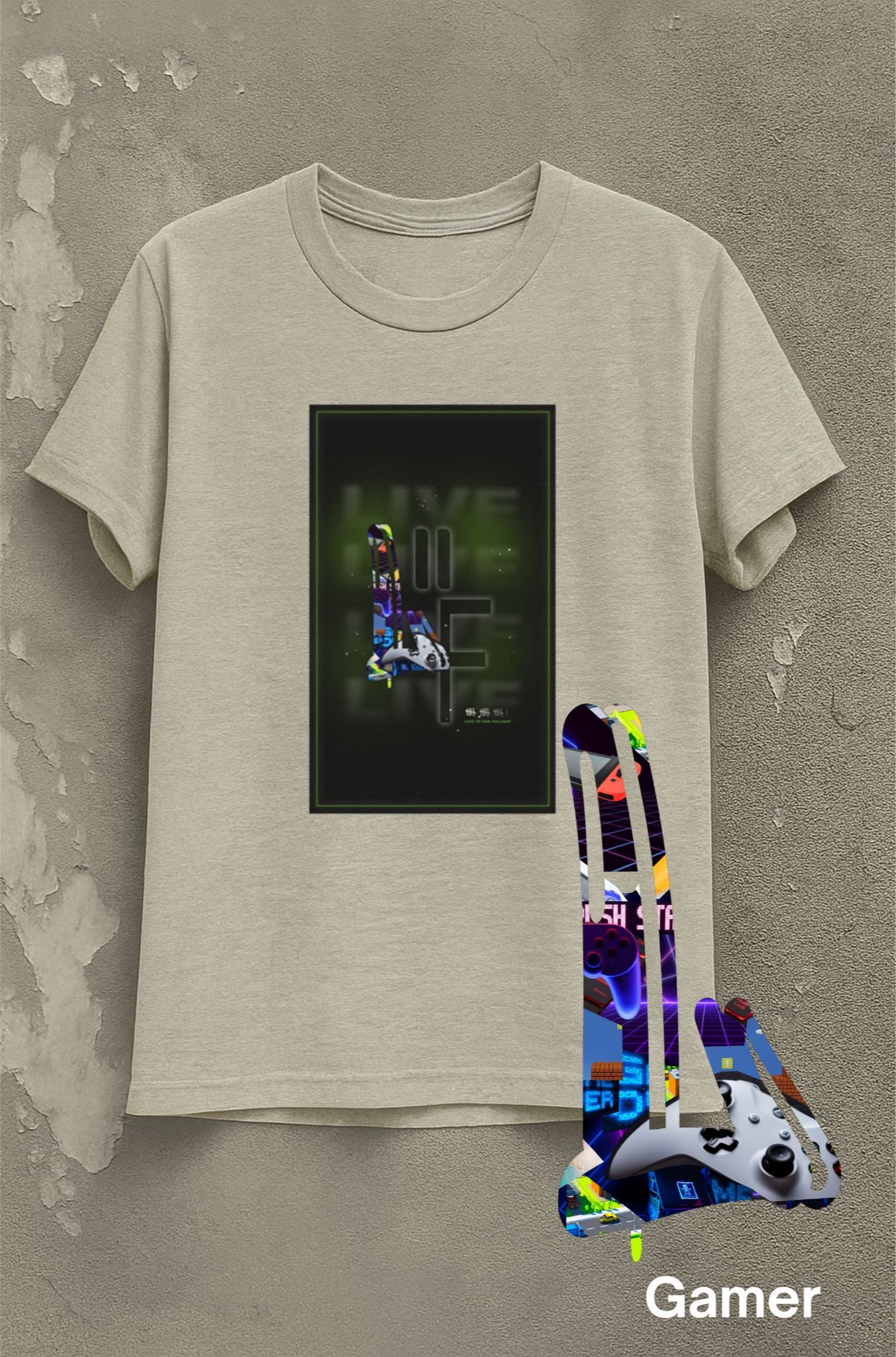 Life To The Fullest Gamer Block Tee