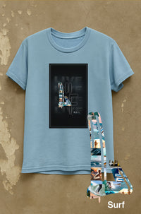 Life To The Fullest Surfer Block Tee