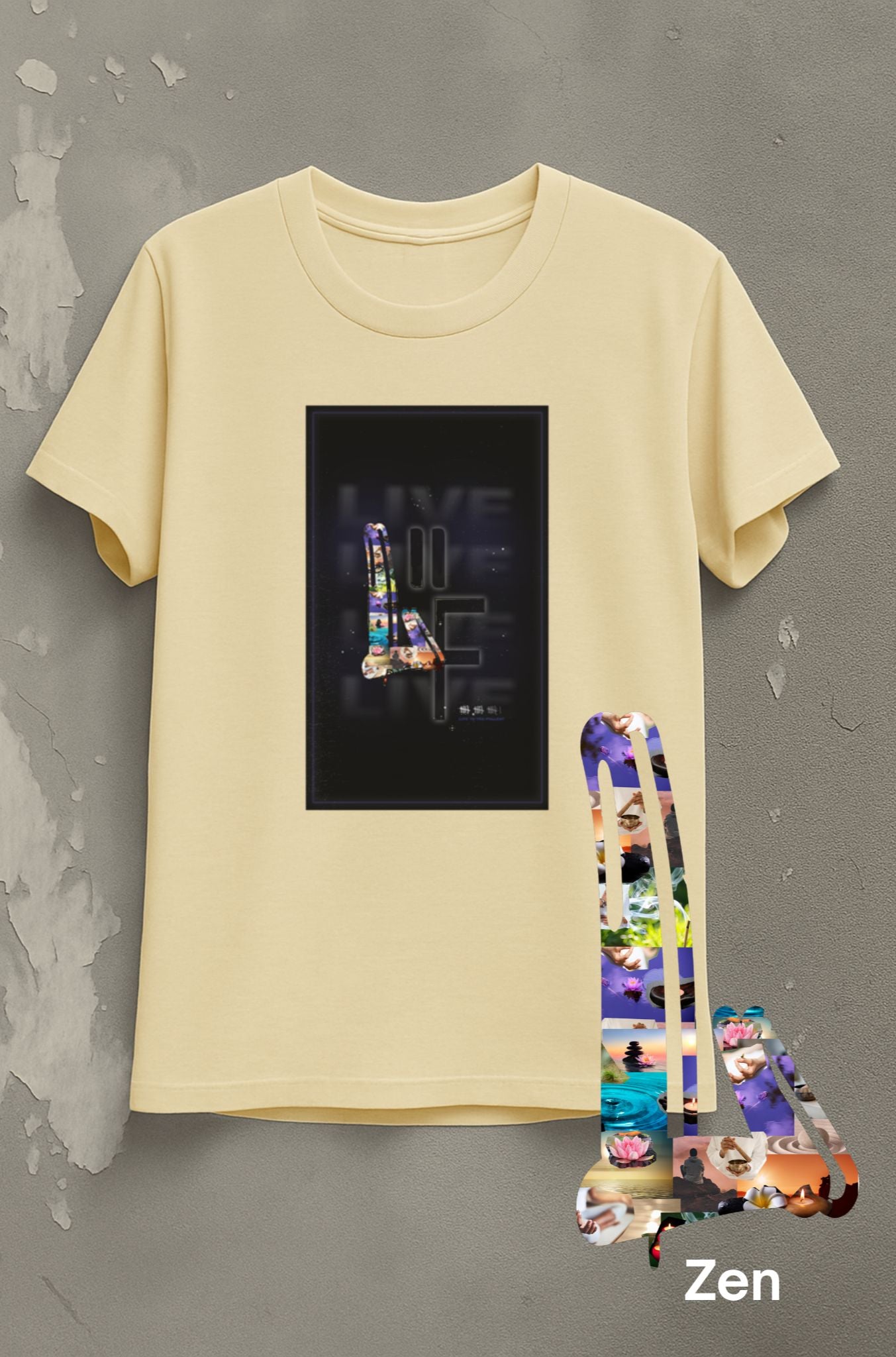 Life To The Fullest Zen Block Tee