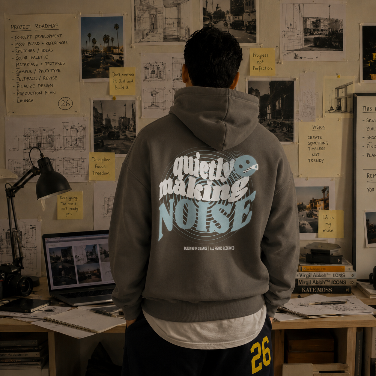 Quietly Making Noise Hoodie