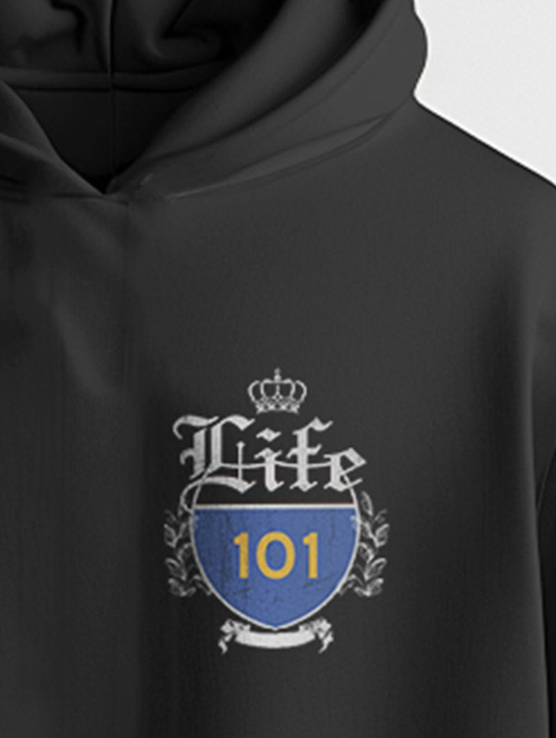 Life 101 Blue Yellow Hoodie