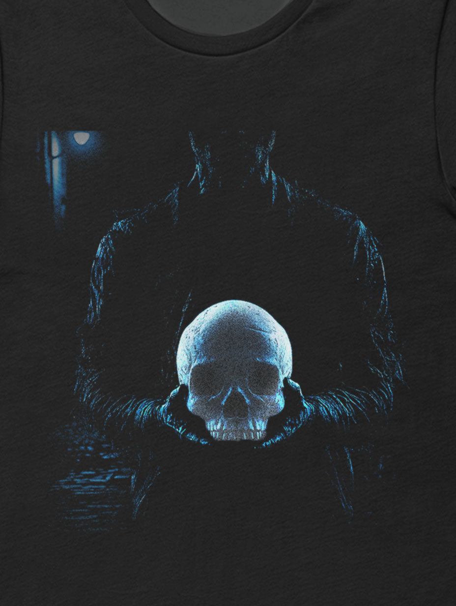 Skull In Hands Halloween Horror T-shirt