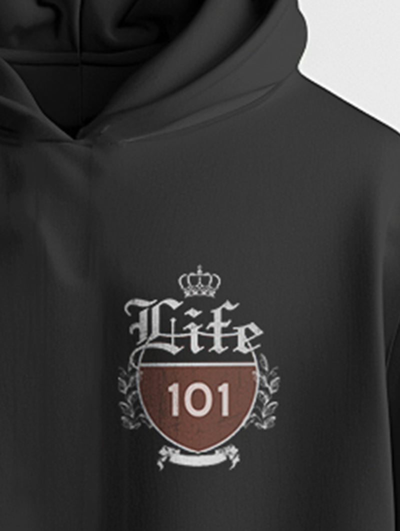 Life 101 Chocolate Pink Hoodie