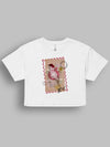 Living Doll - The Ebony Bombshell Crop Tee