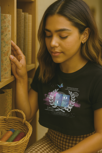 FLOW Crop Tee Pink