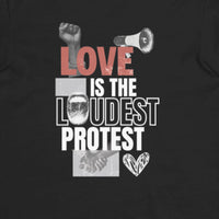 Love is the Loudest Protest Hoodie White