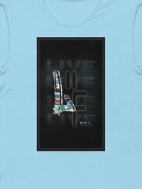 Life To The Fullest Surfer Block Tee